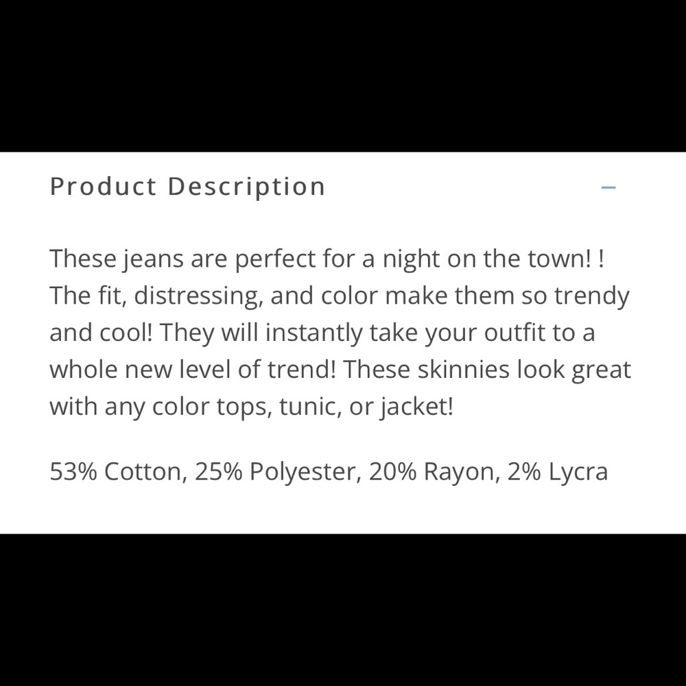 Shut the Town Down Jeans, Black NWT 🖤 - Picture 6 of 7